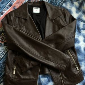 Faux leather jacket
